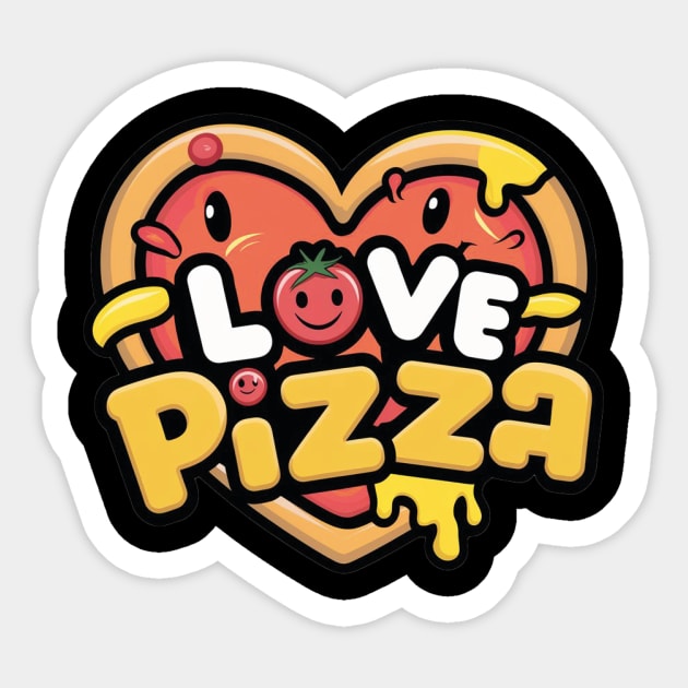 Love Pizza Sticker by AwesomeHomie